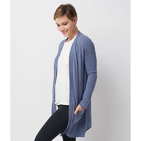 Barefoot Dreams CoczyChic Ultra Lite Santa Monica Cardi Large - Picture 1 of 9